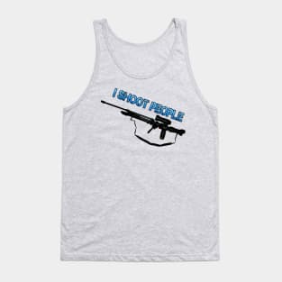 I SHOOT PEOPLE Tank Top